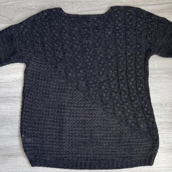 Women's Long Sleeve Brown Wool Blend Pullover Knit Sweater XL  Academia Cozy - Picture 8 of 9